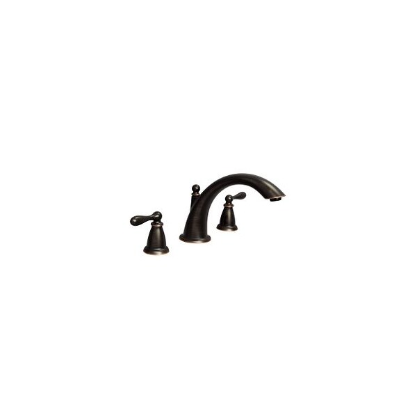 Mediterranean Bronze Two-Handle High Arc Roman Tub Faucet